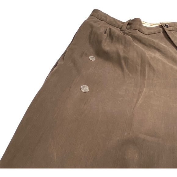 Tommy Bahama Men's Dark Brown Silk Blend Pants, 40 x 34 - Picture 13 of 15
